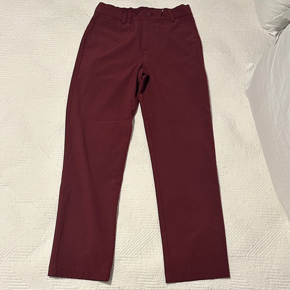 Vineyard Vines Kids Burgundy Casual Pants